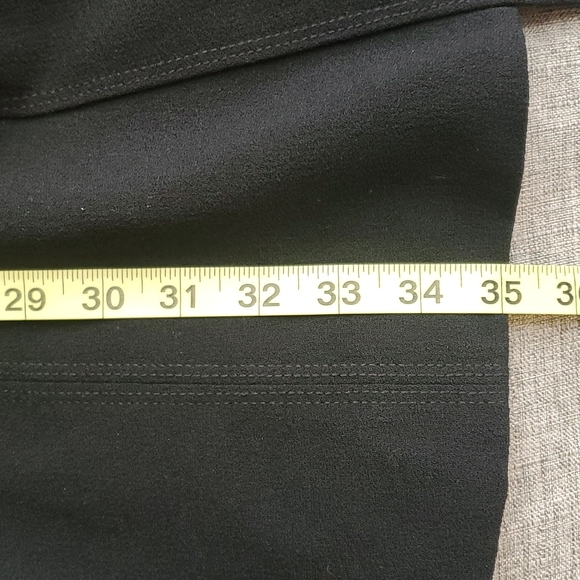 C2 Studio ruffled collar long black jacket - Picture 13 of 13